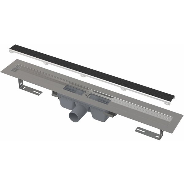 sprchový žlab ALCA APZ15-850 Marble, bez okraja s roštom na nalepenie dlažby