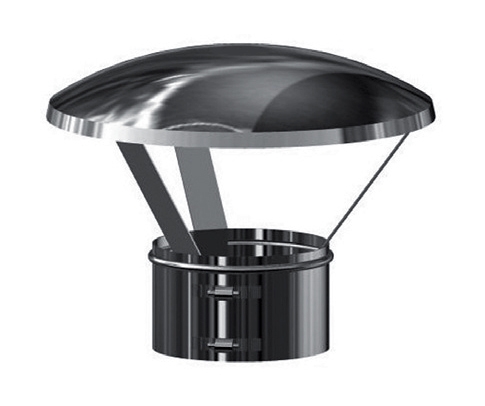 dymovod nerezová Meidingerova hlava 160mm  0,6mm    10587