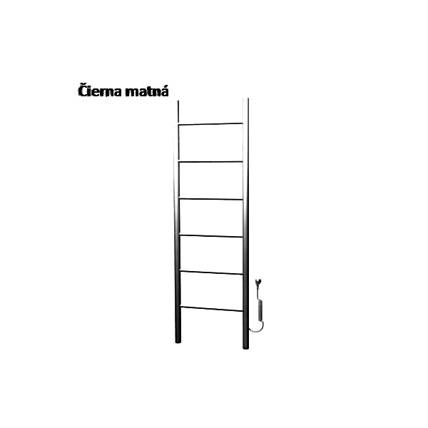 radiátor rebrík LOT VENTA VEN-40/110C31 Black Mat