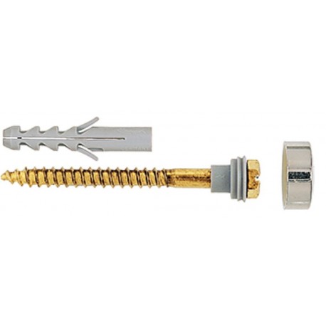 WC držiak, šróby WCN2 sada chróm FISCHER