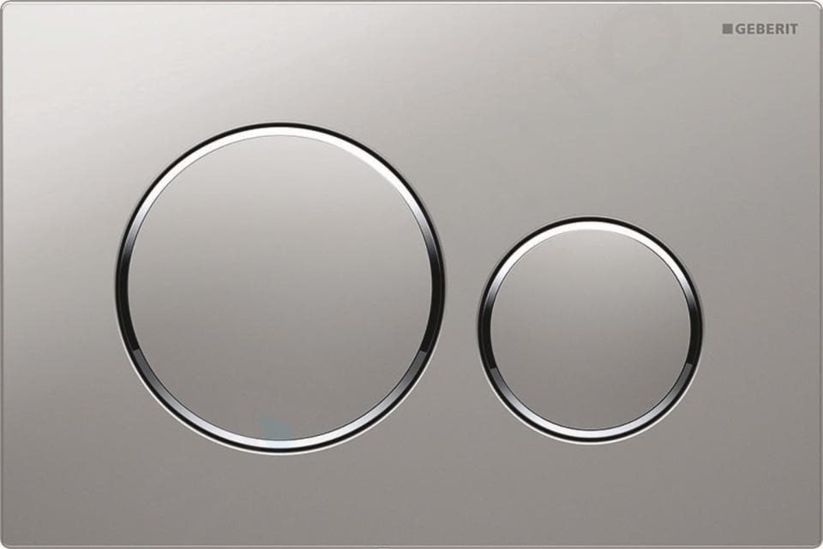 WC Geberit tlačítko SIGMA20 ROUND 115.882.JQ.1 mat.chróm/lesk chróm/mat.chróm "easy-to-clean" ***