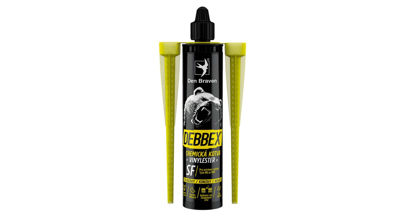 Den Braven kotva/malta chemická vinylester SF Silver 380ml 74016SL