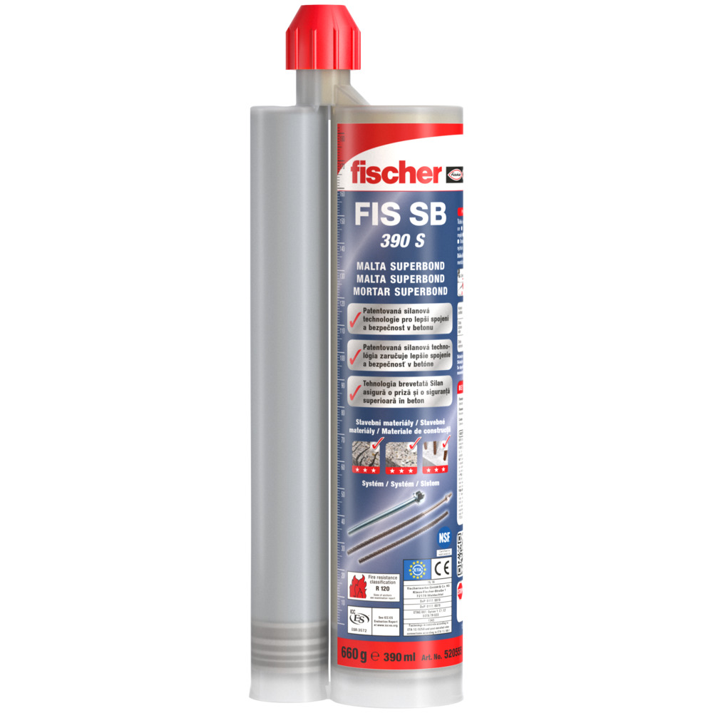 Fischer chemická malta kotva FIS SB 390S 520555 390ml letná/zimná