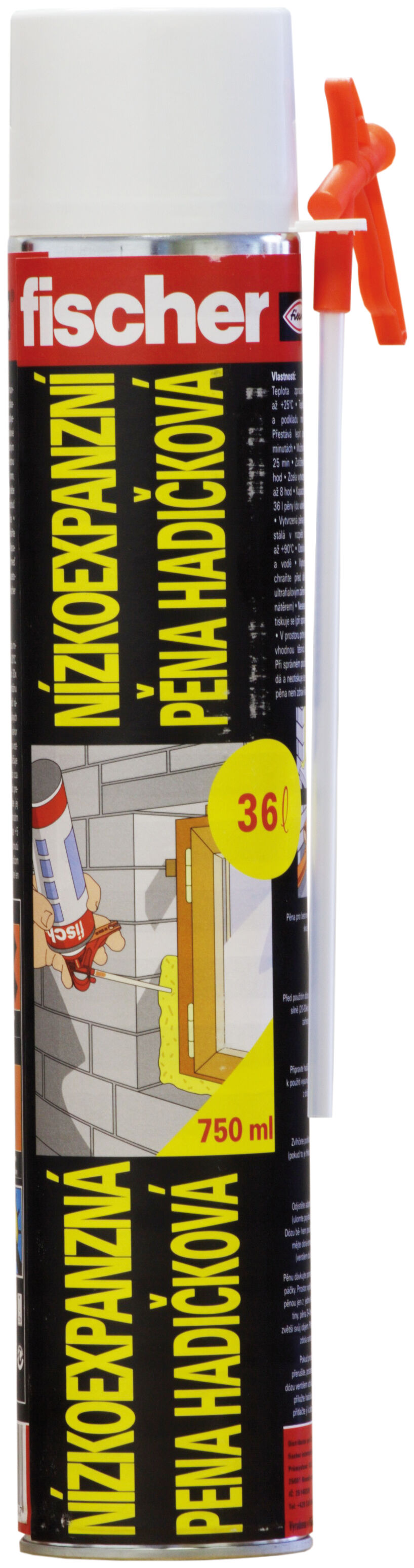 Fischer  montážna pena PUP 825ml/50 litrov nízkoexpanzná 525007