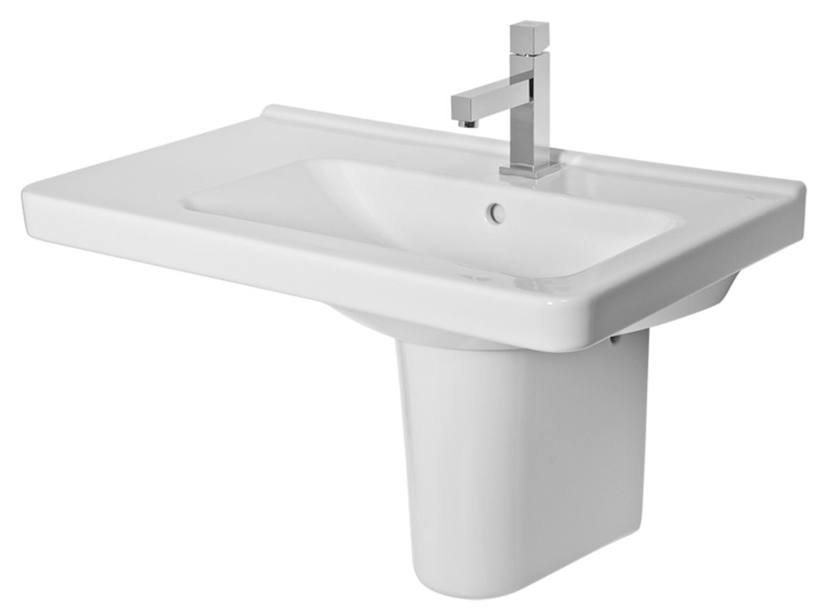 umývadlo 75 CUBITO asymetrické ľavé H8124210001041