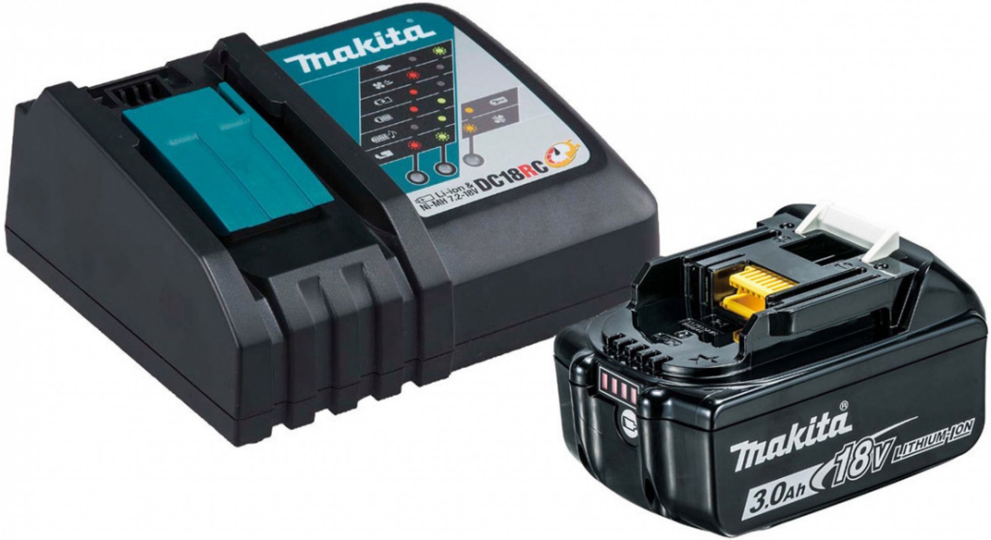 MAKITA akumulátor sada 18V 3,0Ah + nabíjačka 191A24-4