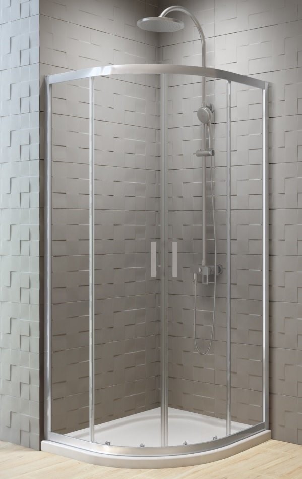 sprchový kút NEW TRENDY NEW VARIA K-0495 80x80 štvrťkruh R55