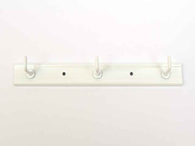 vešiak 330/3 na klúče biely   M029001