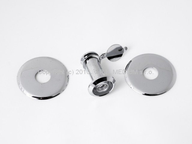 kukátko komplet  chrom  314452