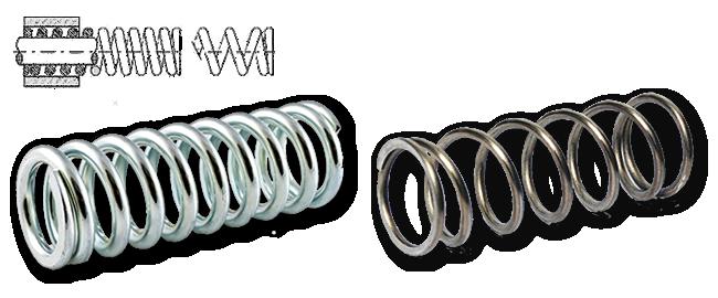 pružina tlačná 0,8x6,3x10,5mm TL hrúbka x stredný  priemer x dĺžka