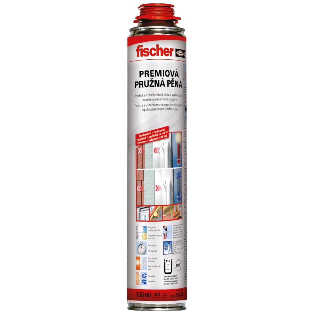 Fischer  montážna pena PUP 750ml/45 litrov FLEX  552206