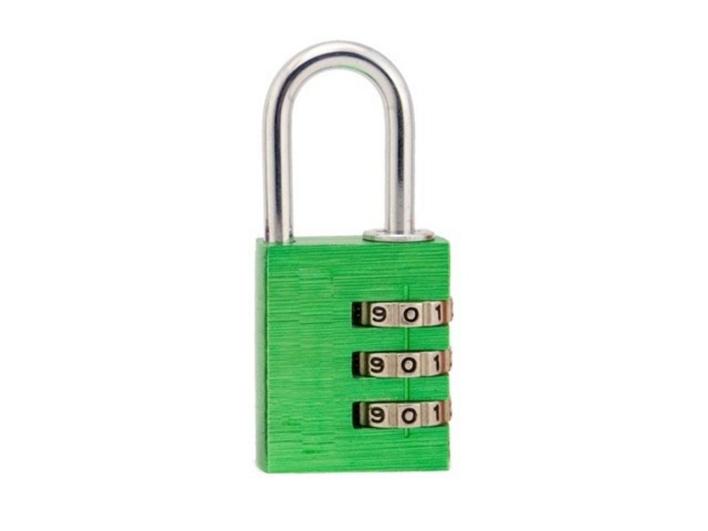 zamok visaci kodovací zelený 9624