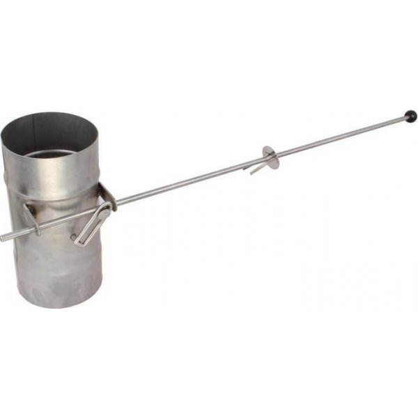 dymovod nerezová klapka žiaruvzdorná SZK - 130MM   