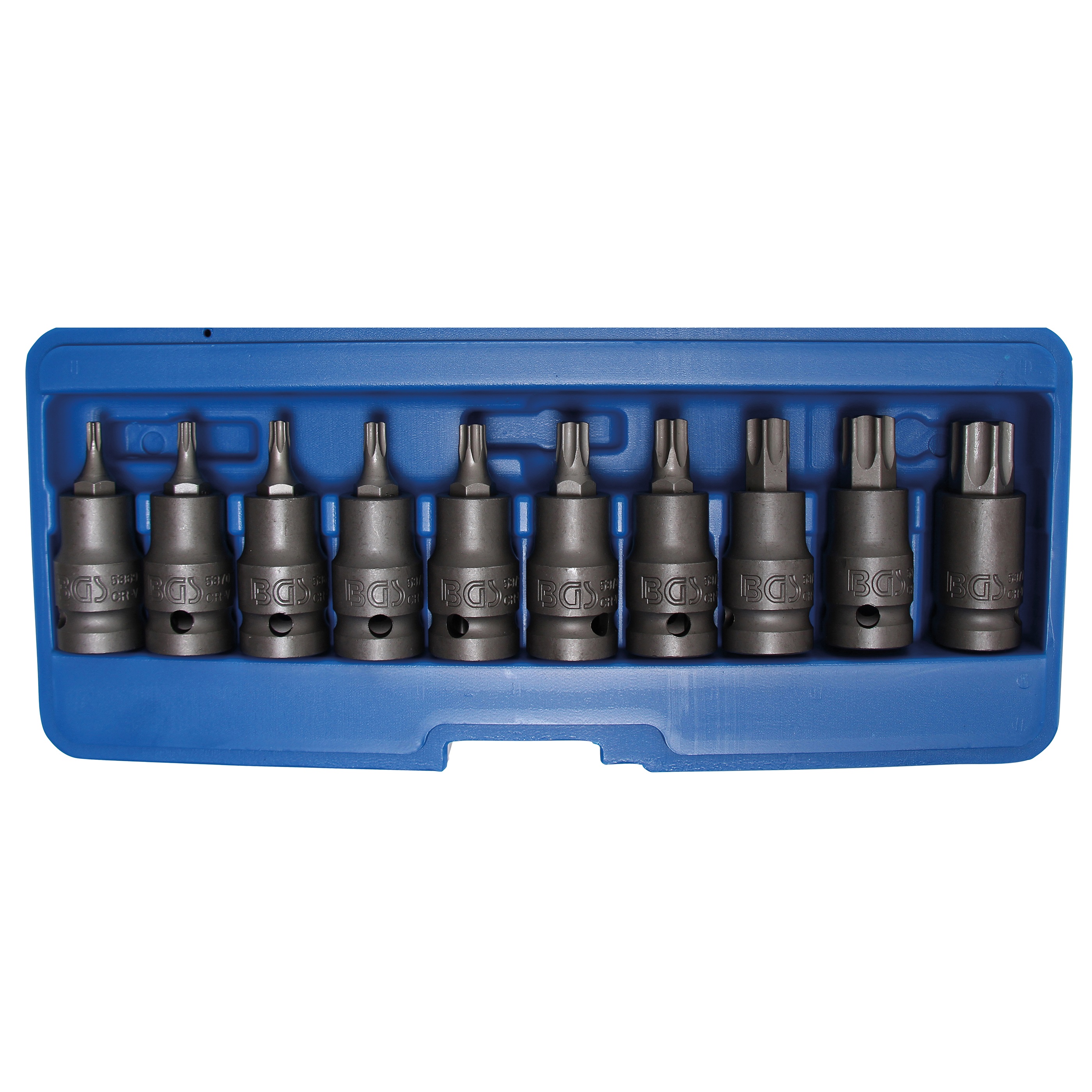 gola sada hlavíc 1/2" TORX T20-70 55mm tvrdené BGS      105097
