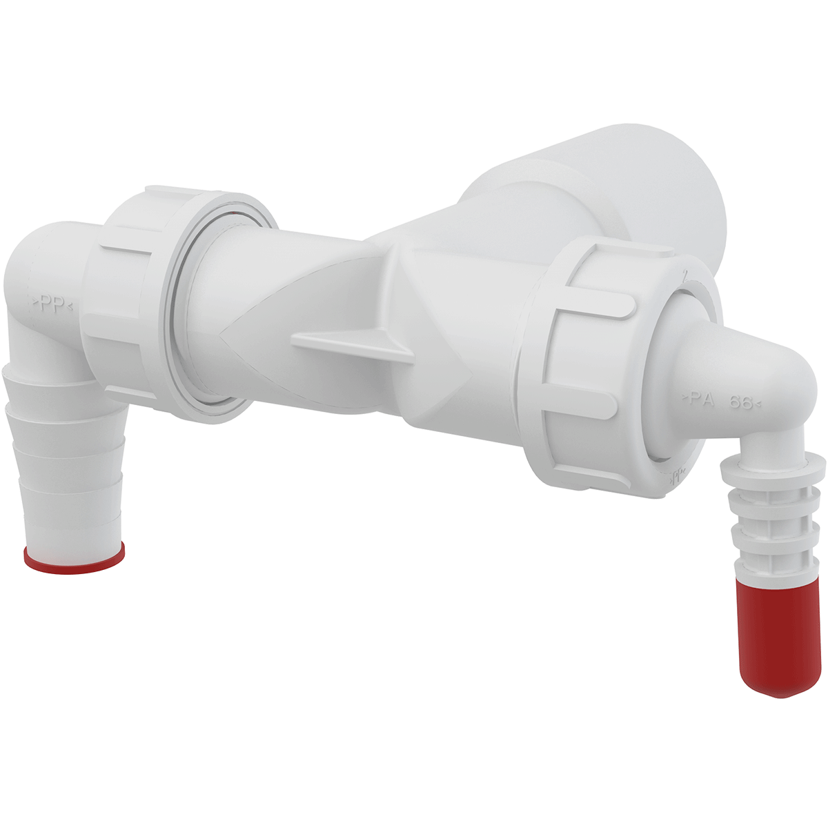 sifón k pračke kolienko dvojité P156Z so sp.klapkou prač+kondenz na HT pripojenie 32/40