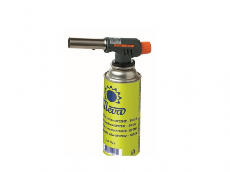 Propán bután na kartuše KP02002 s piezo 1600°C KP01006   105672 Meva