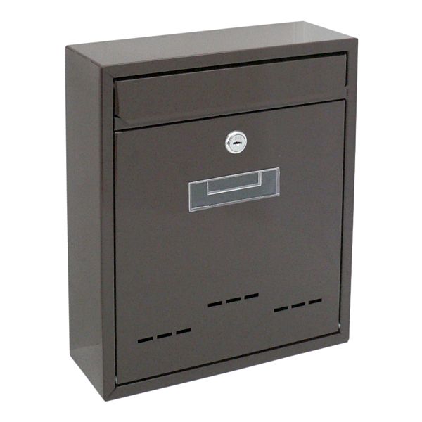 poštová schránka  RADIM malá 260x310x90 hnedá