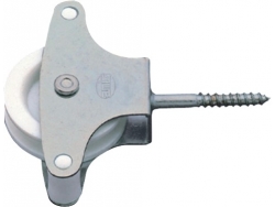 Kladka jednokoliesková s vrutom plast 2/40 zn  1182