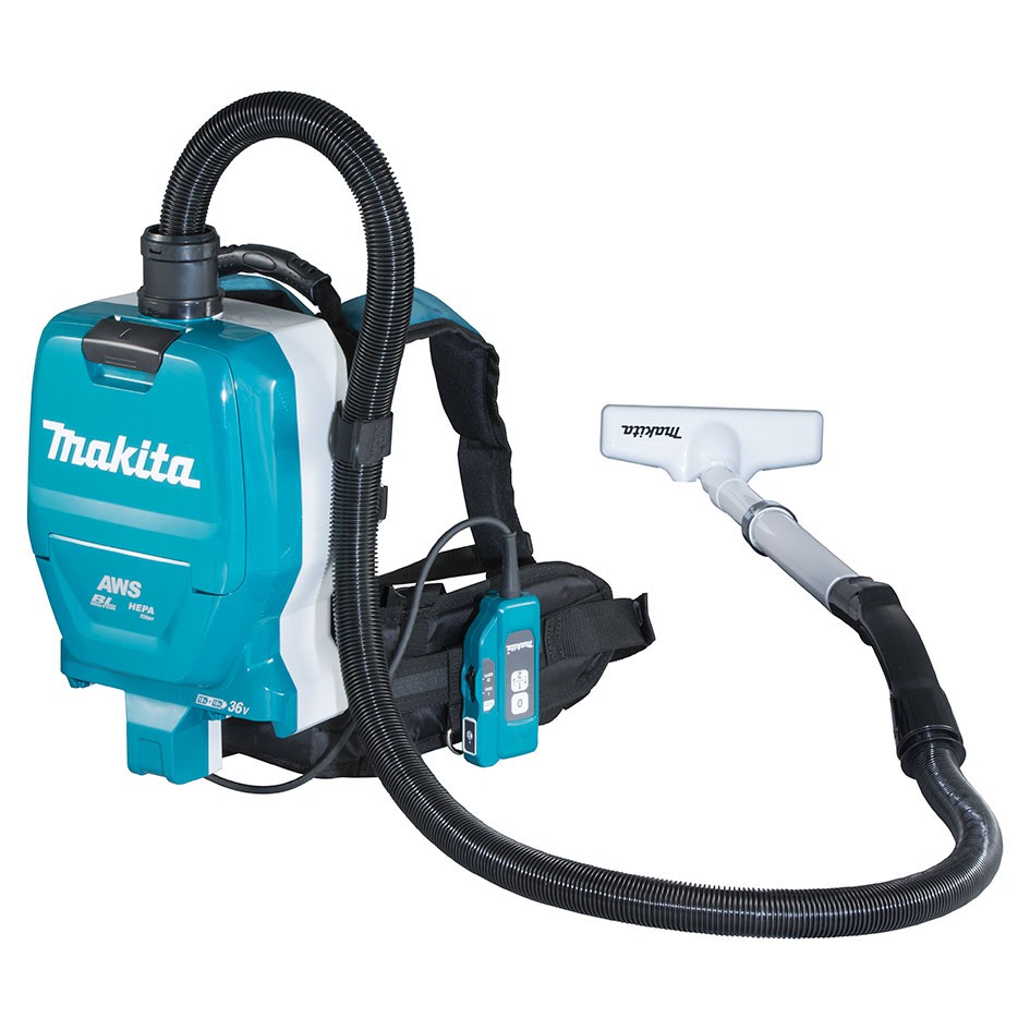 MAKITA AKU vysávač 18V chrbtový DVC265ZXU