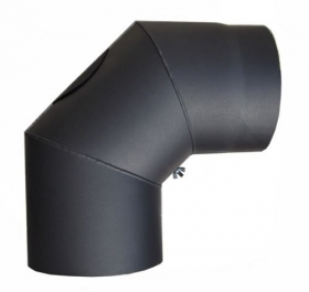 dymovod koleno 200/90/2   s čistiacim  otvorom 11211