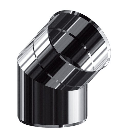 dymovod nerezové koleno 130/45  