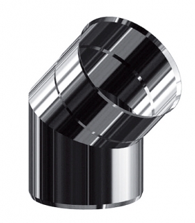 dymovod nerezové koleno 200/45, hr. 0.6, 