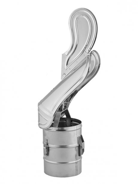 dymovod nerezová kominová hlavica SWING 180,  1.4301, podst., kruh. otvárat.pre SWK    16954