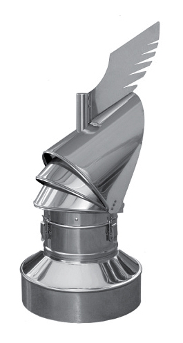dymovod nerezová komínová hlavica Dragon 150/250  podst.kruh pre SKD 