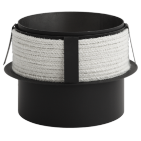 dymovod redukcia s tesniacim povrazom DN150/DC200  