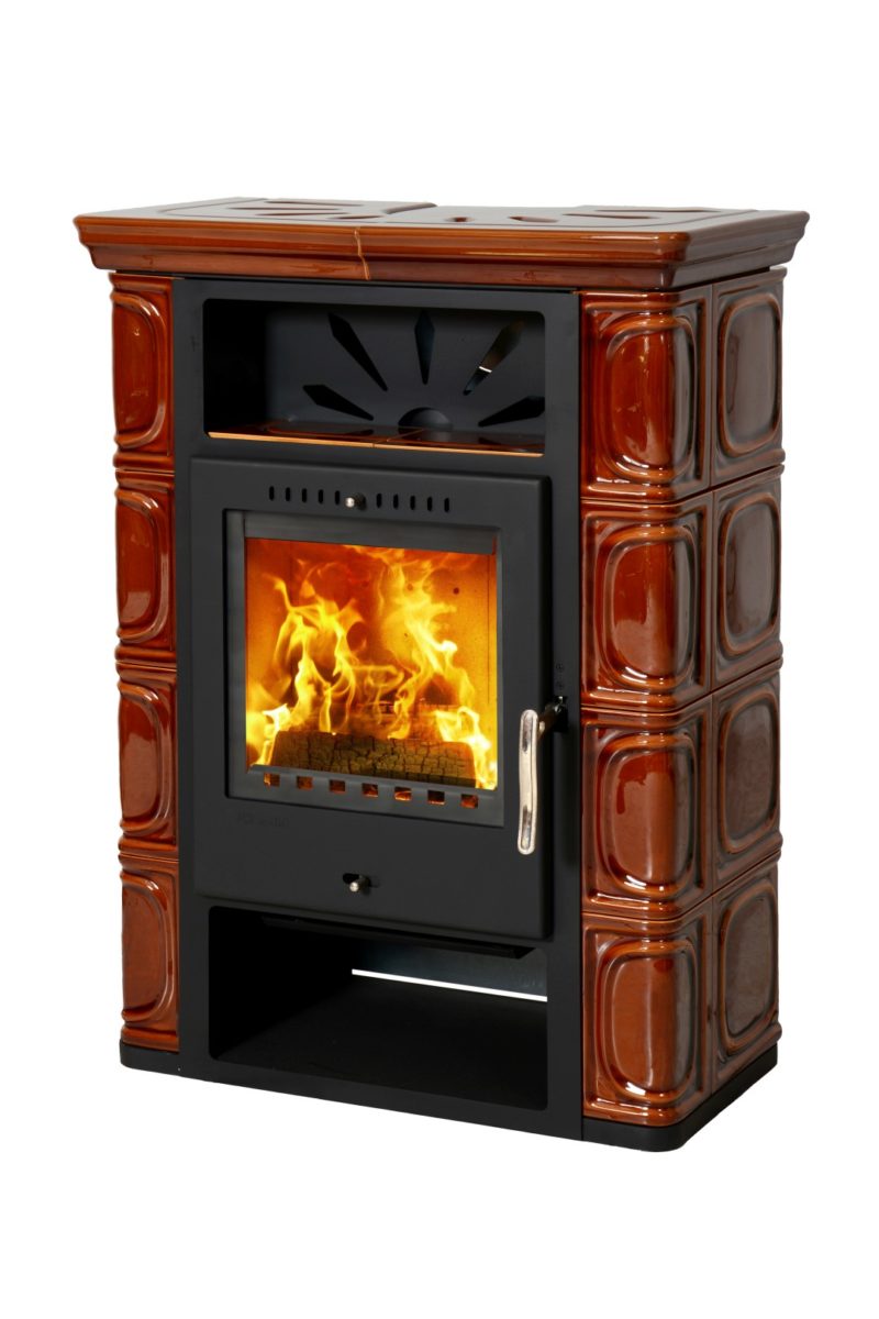 kachle THORMA BORGHOLM TOP gaštanové             
