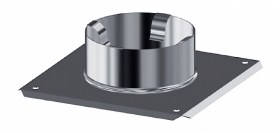 dymovod nerezová krycia doska 140mm 10658
