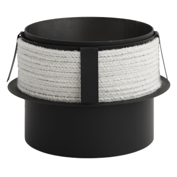 dymovod redukcia s tesniacim povrazom DN150/DC180   