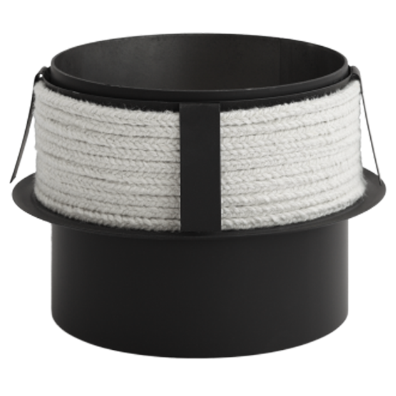 dymovod redukcia s tesniacim povrazom DN120/DC150  