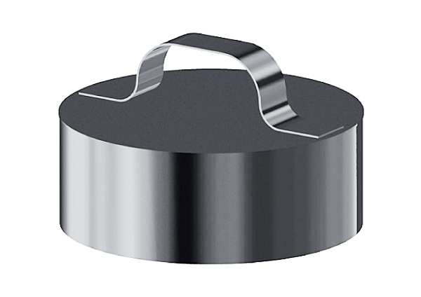 dymovod nerez záslepka 150/60   0,6mm 