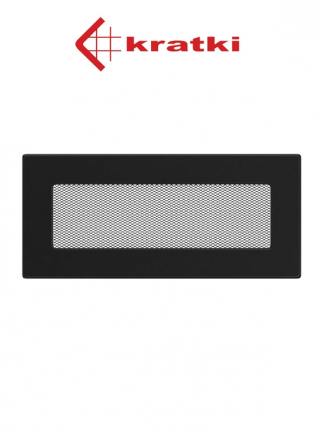 Krbová mriežka kov čierna 11x24 bez žalúzie17909  1124