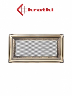 Krbová mriežka kov rustikálna 11x24/05 bez žalúzie 1124/05