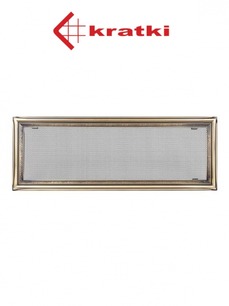 Krbová mriežka kov rustikálna 17x 49 bez žalúzie 1749/05