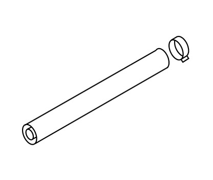 PROTHERM Rúrka súosá  80/125 mm – 1 m T25K-1000 0020257020