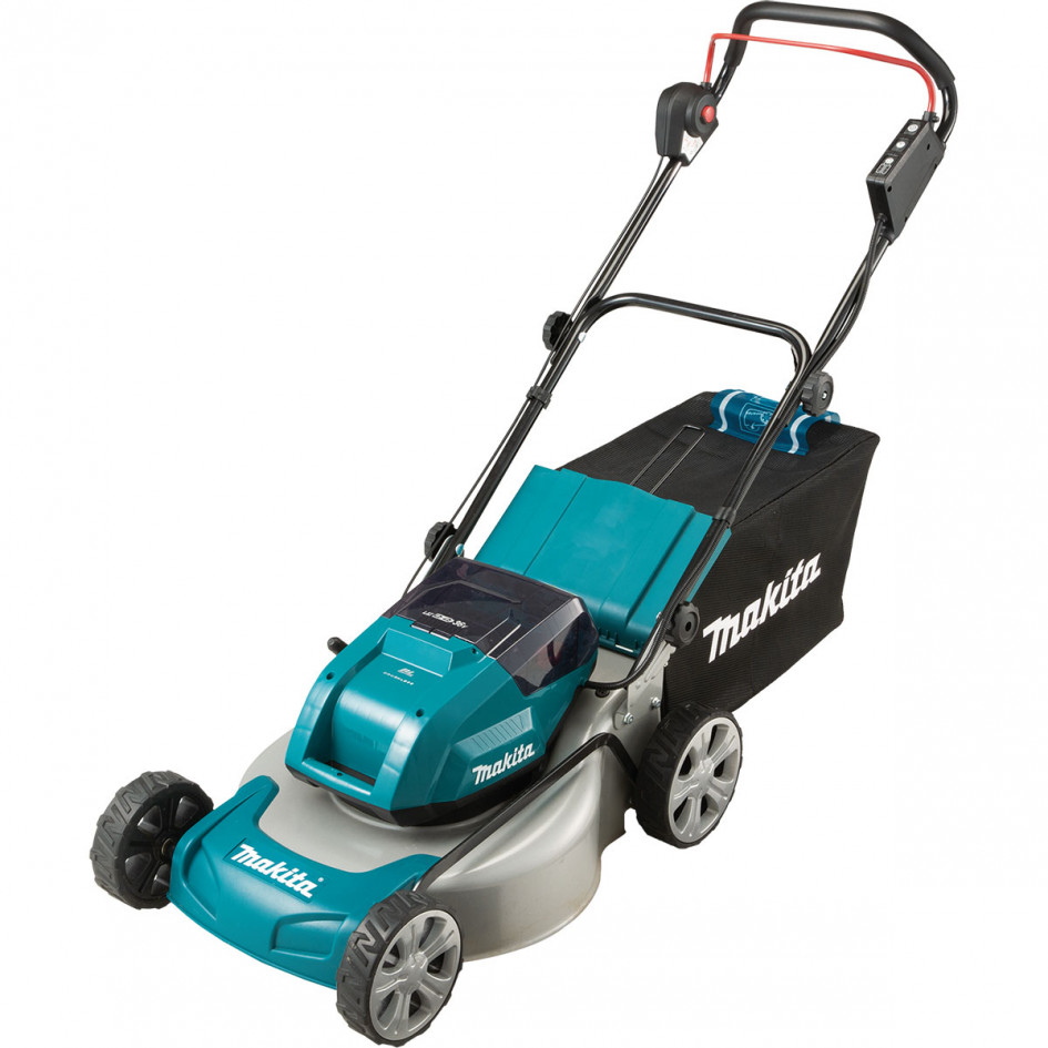 MAKITA AKU kosačka 2X18V DLM460Z-5D (2xAku5Ah,dvojnabíjačka)