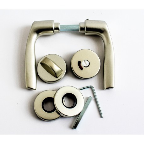 kľučka/kľučka 72/WC LUXOR F2 Eloxšampaň