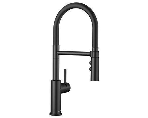 vodovodná batéria BLANCO CATRIS-S FLEXO 525793 so sprškou s prepínačom čierna matná