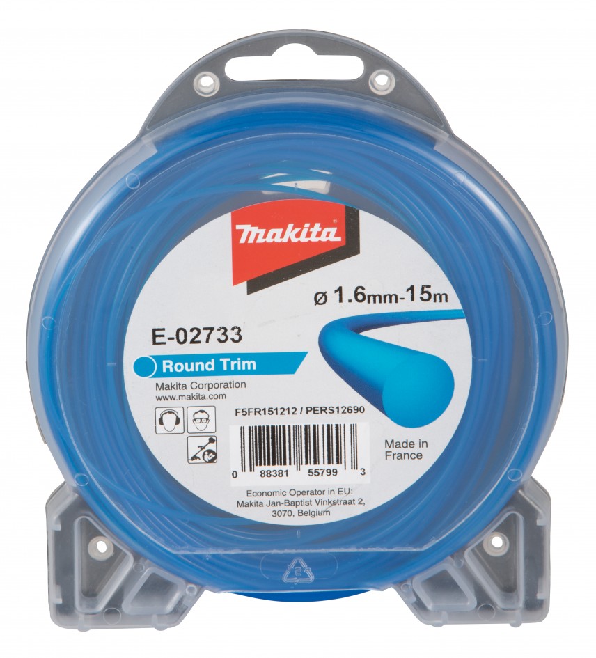 MAKITA lanko žacie guľaté 1,60 x 15m modré E-02733