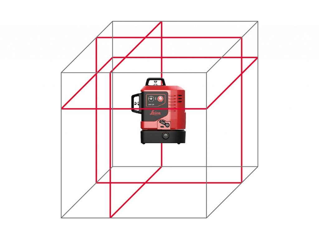 LEICA laser lino L6R 3x360 červený 
