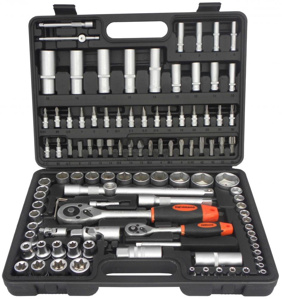 Procraft Gola sada 1/4" a 1/2", 108-dielna v plastovom kufri, WS-108