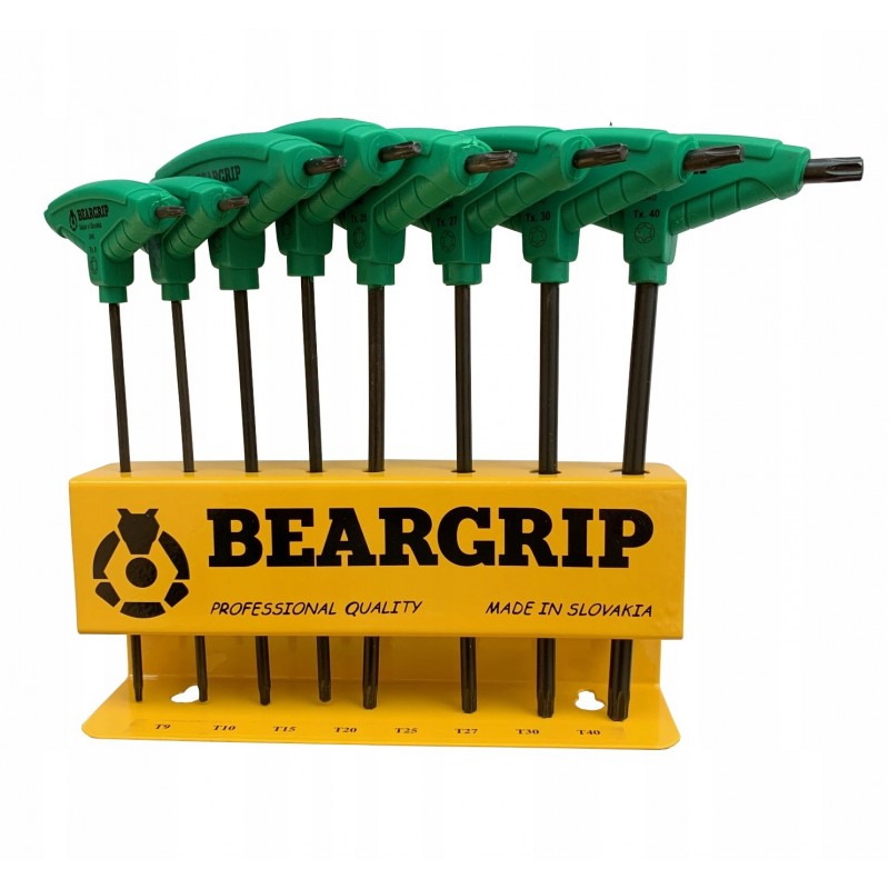 skrutkovač SADA imbus T rukoväť 8ks obojstranné 31619 Beargrip