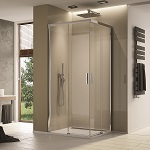 sprchový kút TOP-LINE S TLSAC 090 50 07 štvorec s posuv. dverami, rohový vstup, výška 2000mm