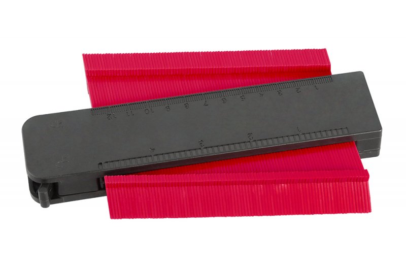 šablóna na kopírovanie kriviek 125x30mm 14090