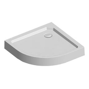 sprchová vanička CV01H 90x90x14 1/4kruh SMC.nožičky,sifón   MEREO