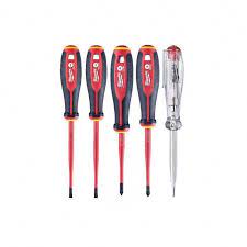 Milwaukee skrutkovač sada VDE 5ks elektrikárske 4932478737