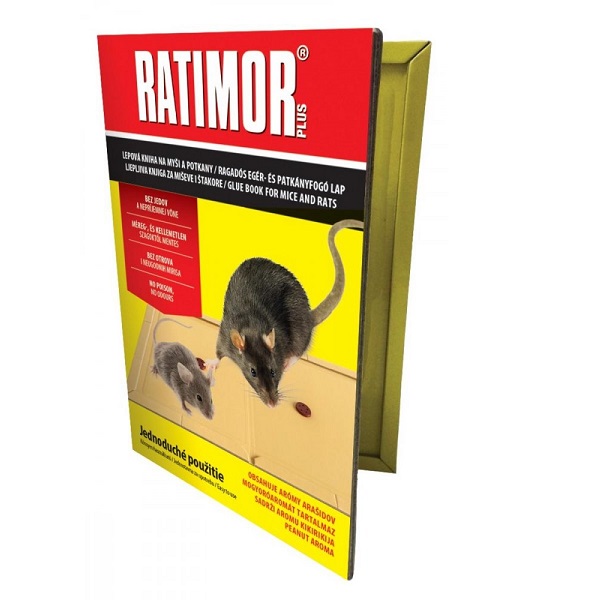 pasca lepiaca kniha na potkany a myši RATIMOR PLUS